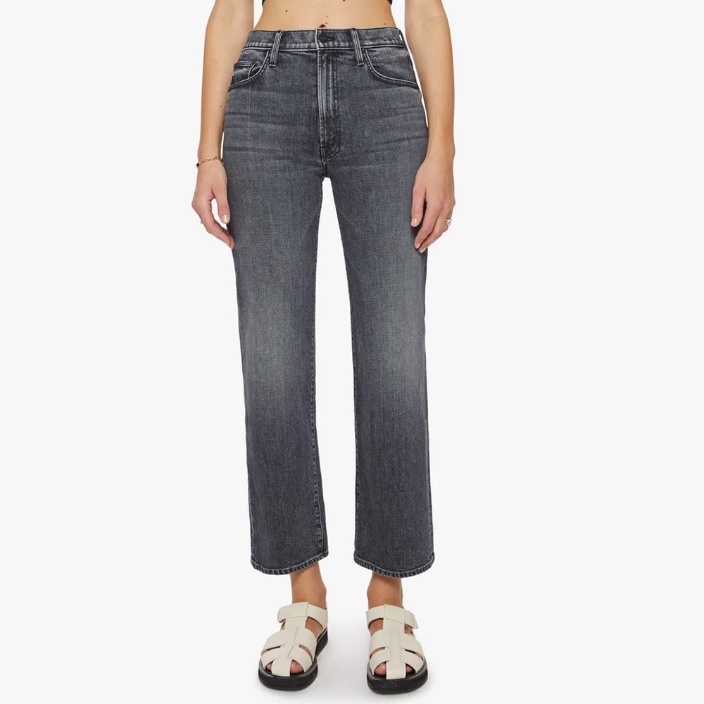NWOT Mother Rambler Zip Flood Jeans